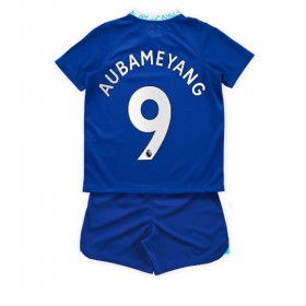 Baby Fußballbekleidung Chelsea Aubameyang #9 Heimtrikot 2022-23 Kurzarm (+ kurze hosen)